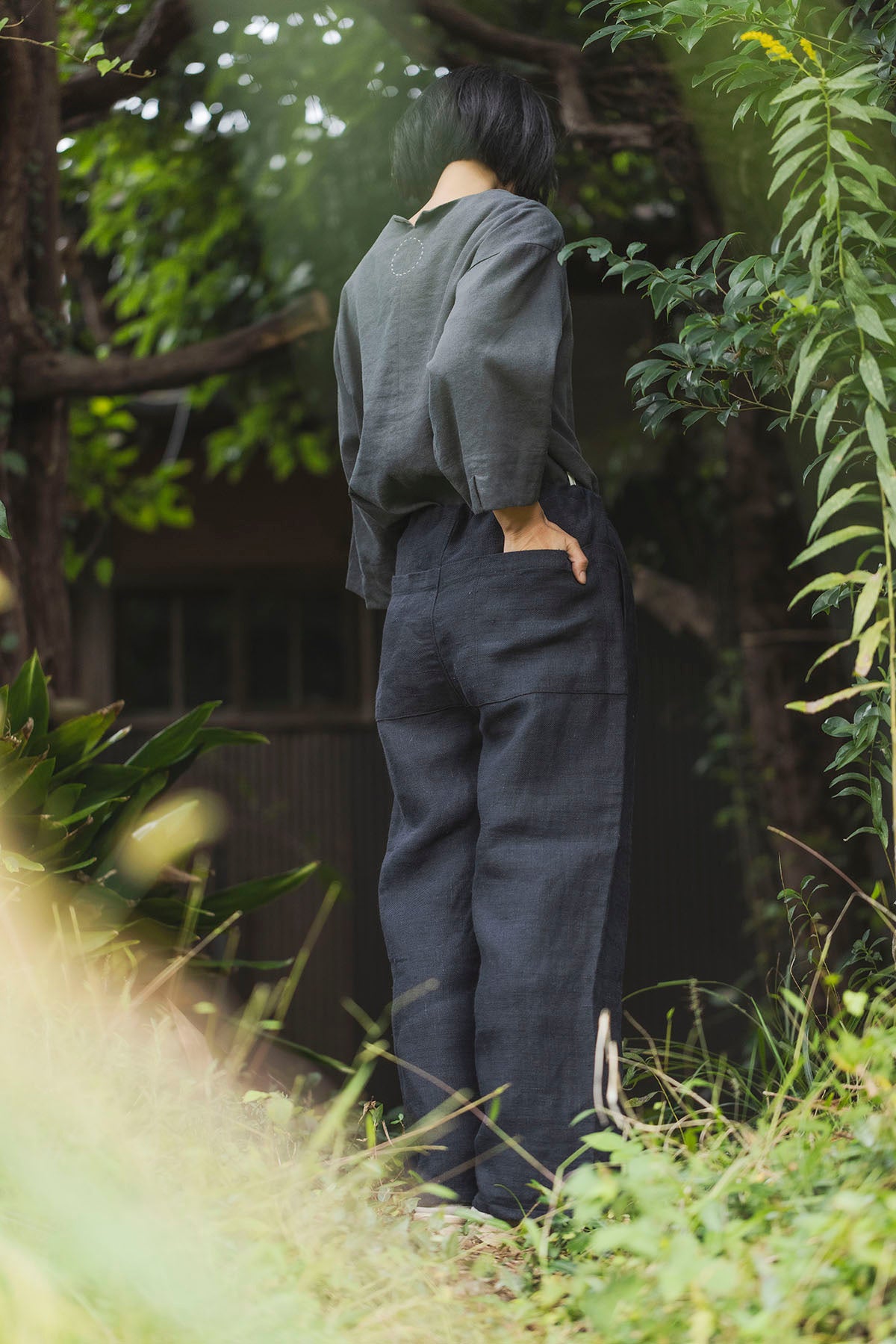 Nohara nohara-back pocket pants 63 old cloth