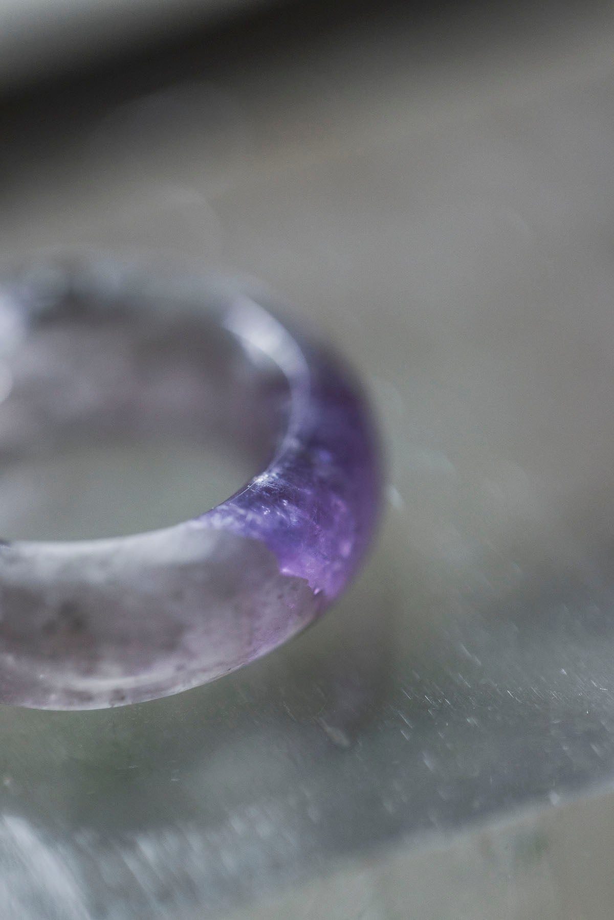 Amethyst ring (flat)
