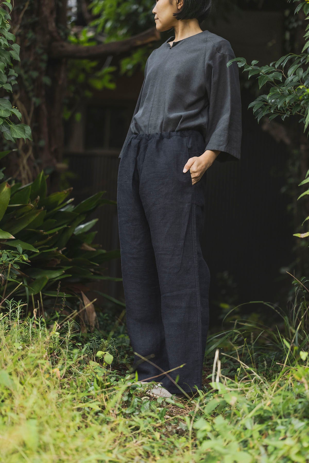 Nohara nohara-back pocket pants 63 old cloth