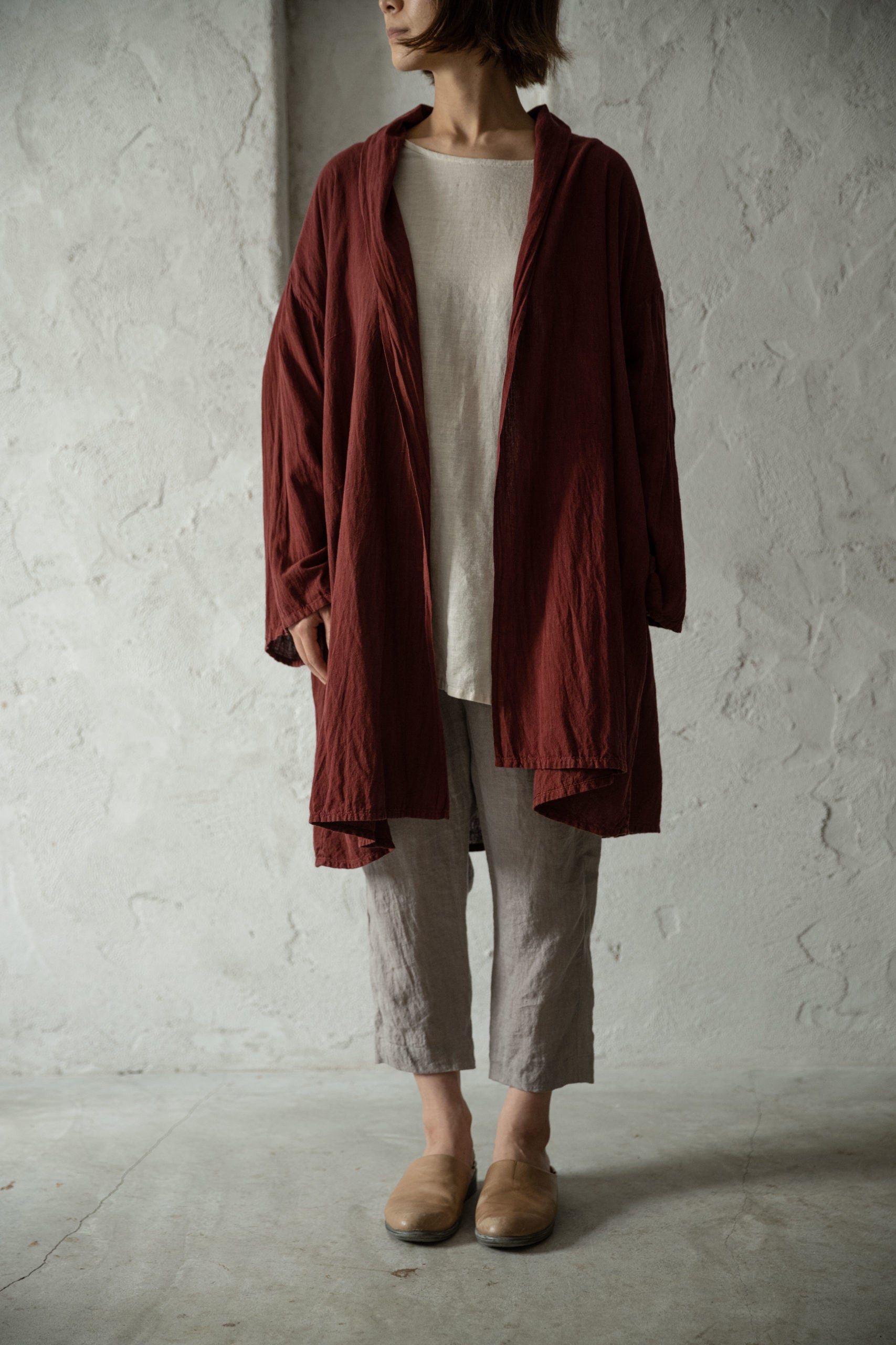 COSMIC WONDER Hand-woven cotton Nora Haori
