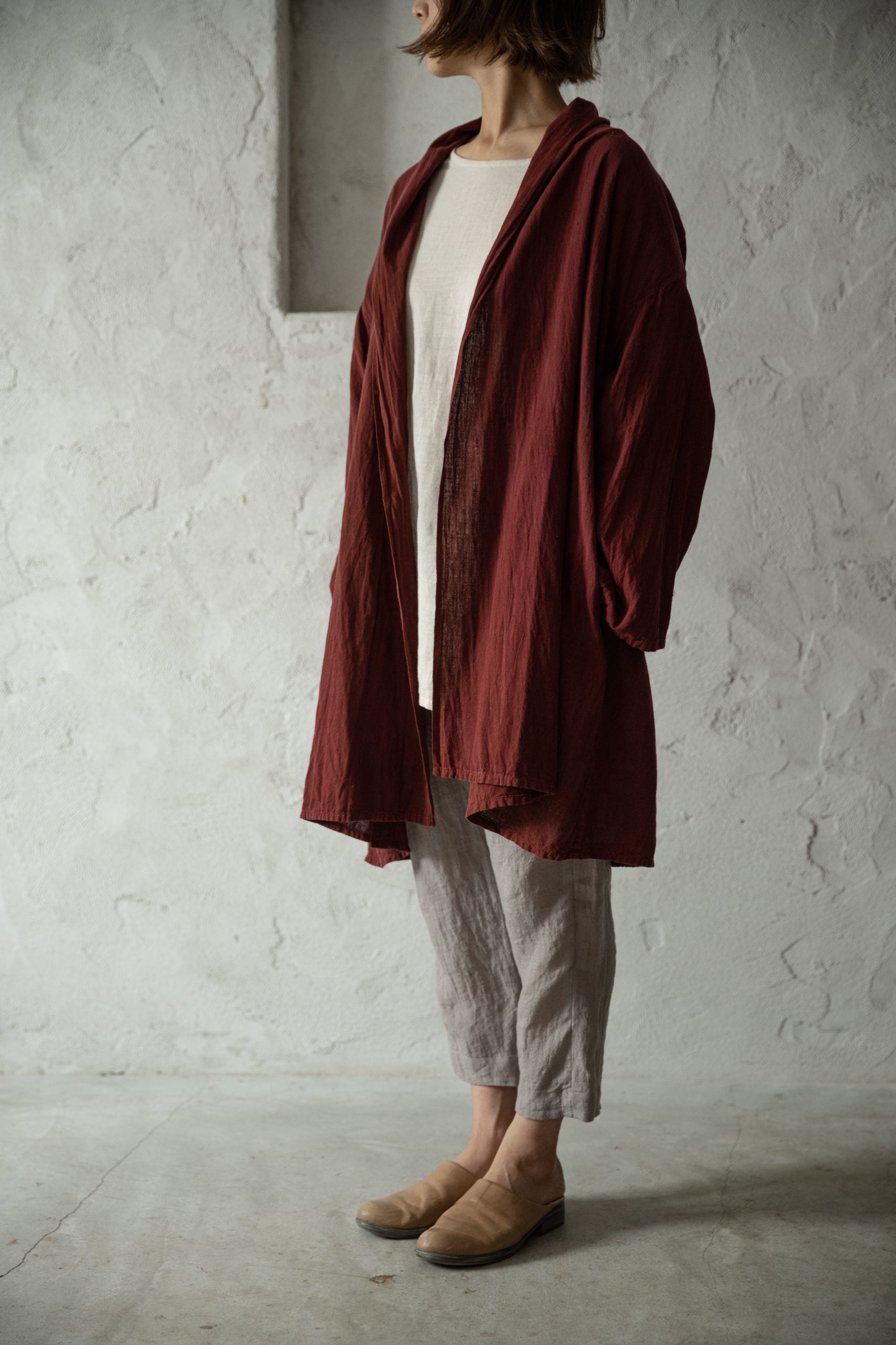 COSMIC WONDER Hand-woven cotton Nora Haori