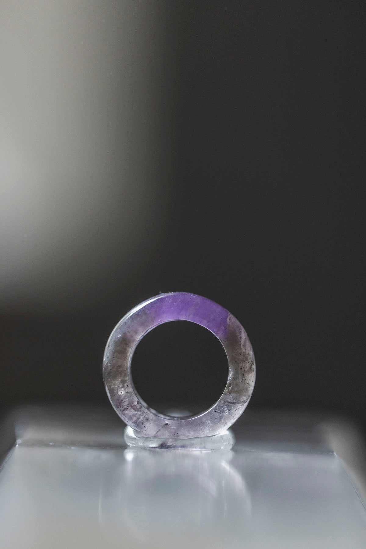 Amethyst ring (flat)